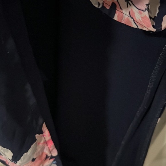 Old Navy floral print sleeveless sheer maxi dress for women. Size M - Picture 3 of 6